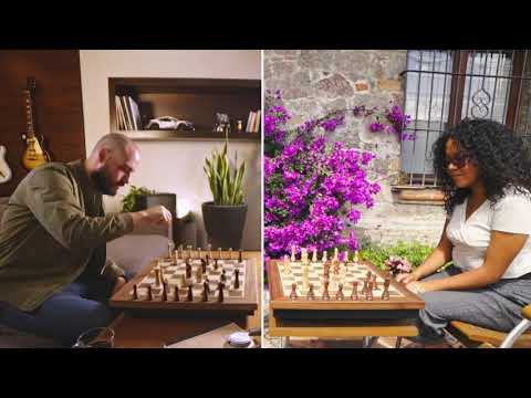 The Robotic Chessboard Made of Real Wood