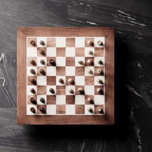 The Robotic Chessboard Made of Real Wood