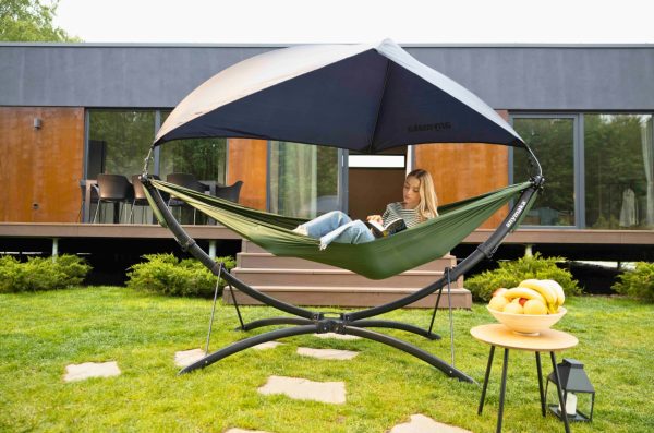 Anymaka Portable Hammock Stand that Sets Up in 3s