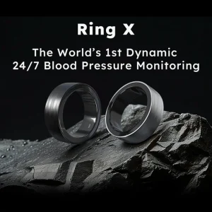 Ring X:1st Smart Ring with Blood Pressure Monitor