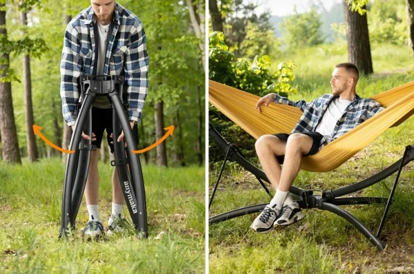 Anymaka Portable Hammock Stand that Sets Up in 3s